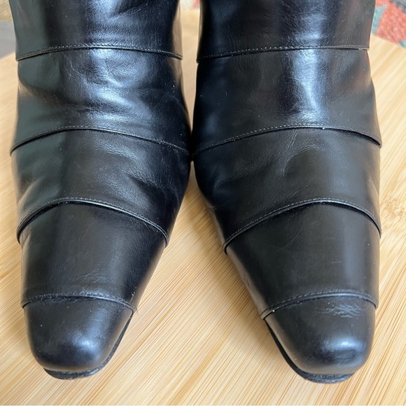 Manolo Blahnik M-Fertiti Fodera Leather Ankle Stiletto Boots EU40/US10 $1,298 - Picture 4 of 13